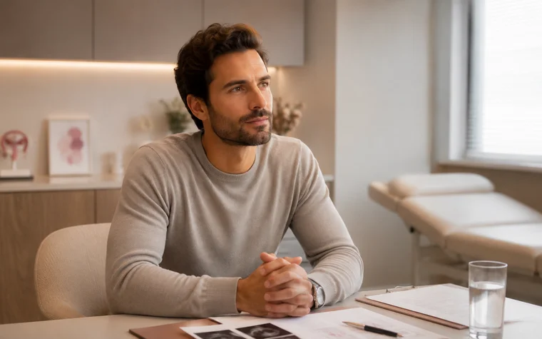 Consulta médica sobre investigação da infertilidade masculina
