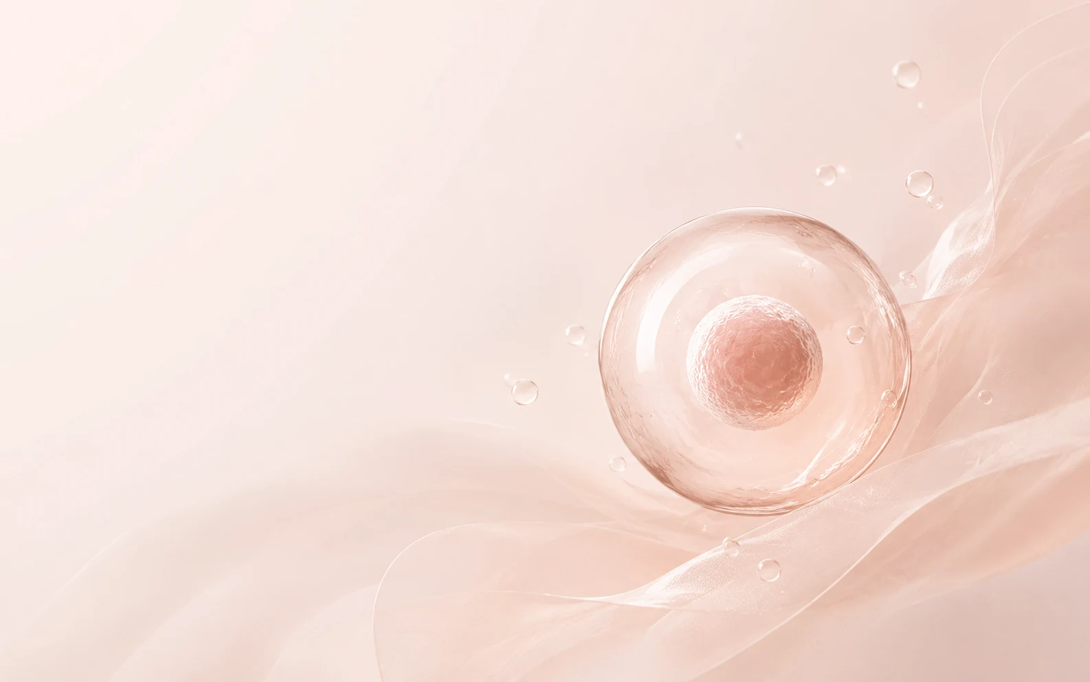 Embrião em ambiente delicado, ilustrando dúvidas sobre fertilidade e reprodução assistida